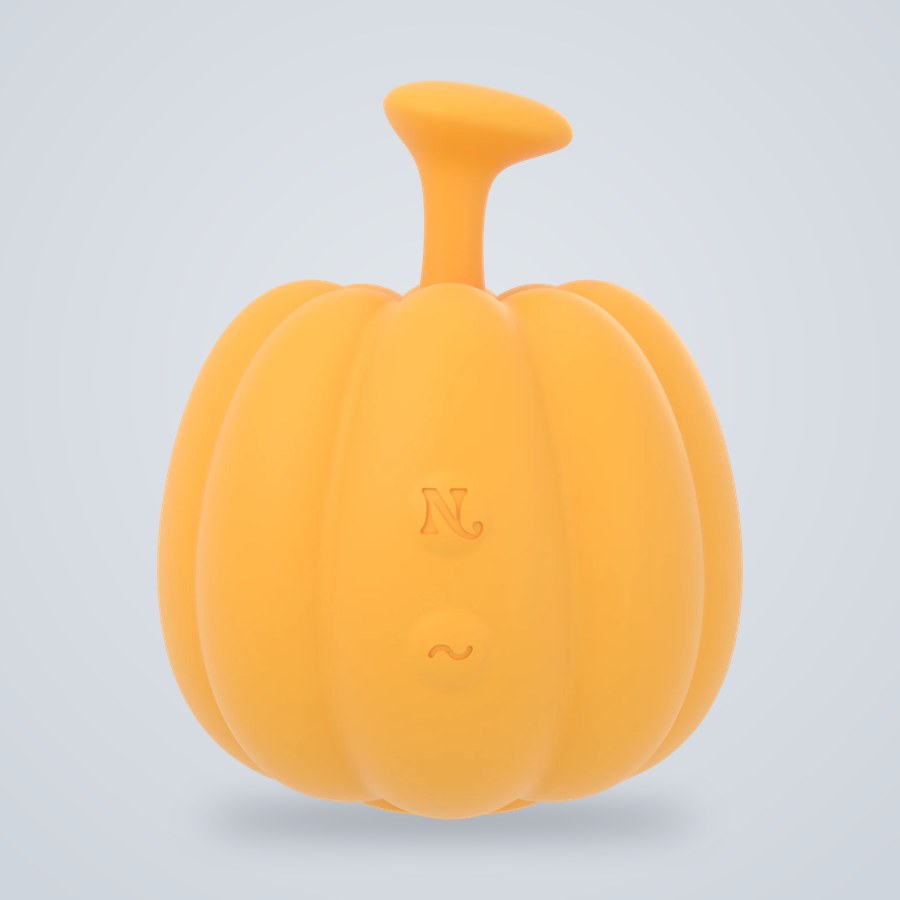 Orange pumpkin-shaped Jack toy